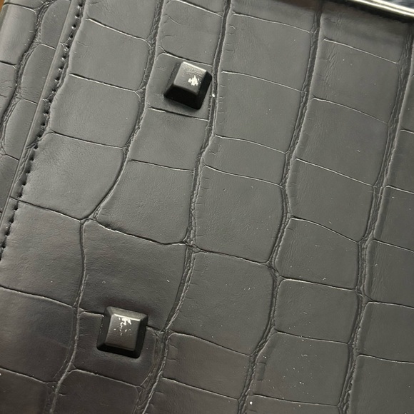 BEIS work tote in Black Croc - Picture 7 of 8